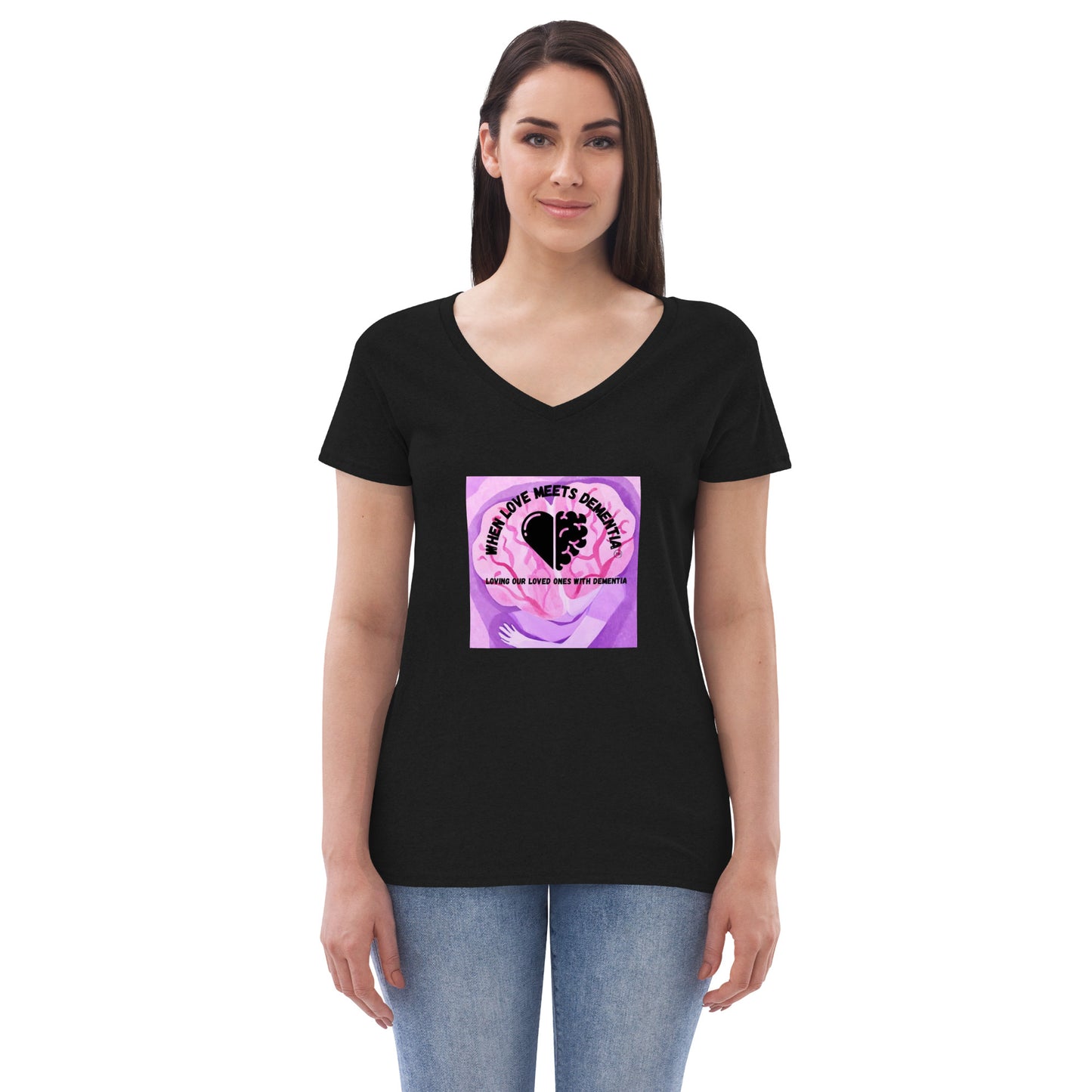 Women’s recycled v-neck t-shirt