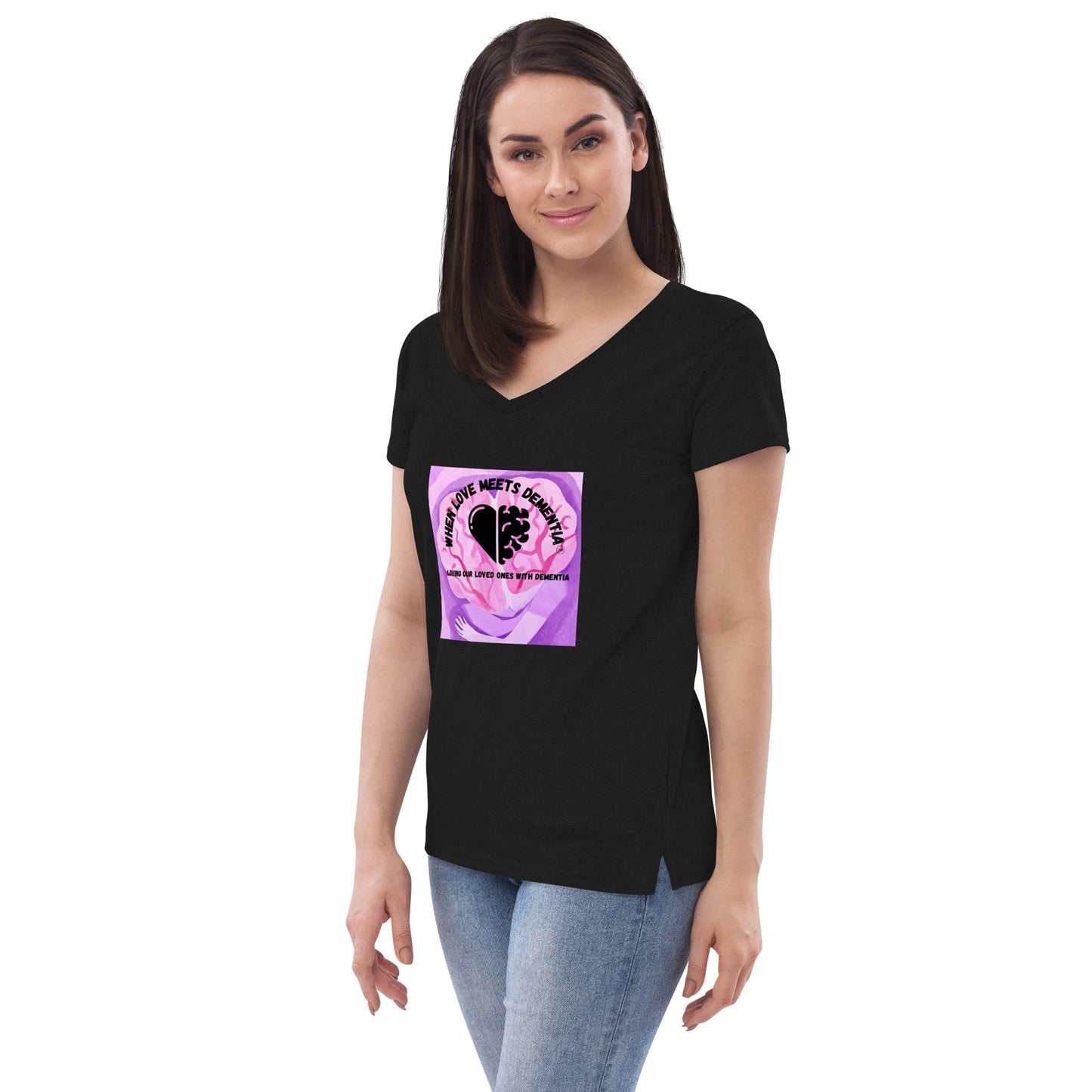 Women’s recycled v-neck t-shirt